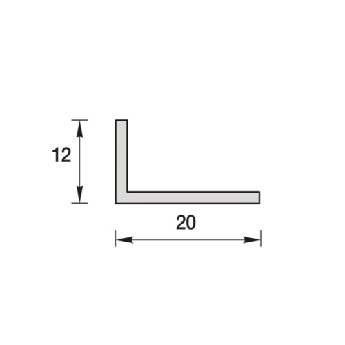 Угол отделочный арочный ПВХ "Идеал" 20х12