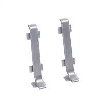 Соединитель алюминий для ал. плинтуса 60 мм